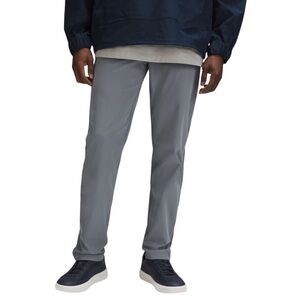 Lululemon ABC Classic-Fit Trouser 34"L Grey Warpstreme Sz 38 NWT